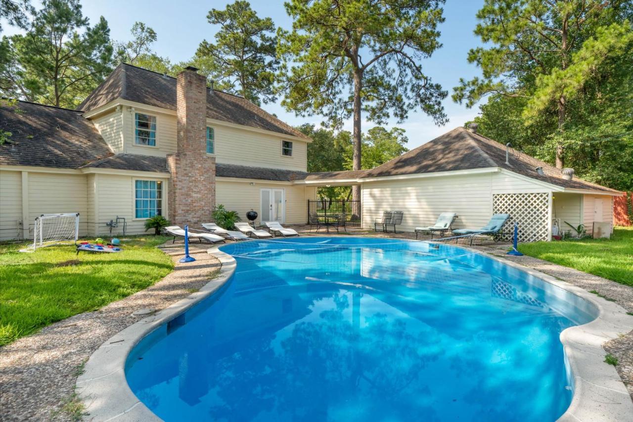 Villa Pool Oasis Games Wifi Bbq Yard Sleep 16 Houston Esterno foto