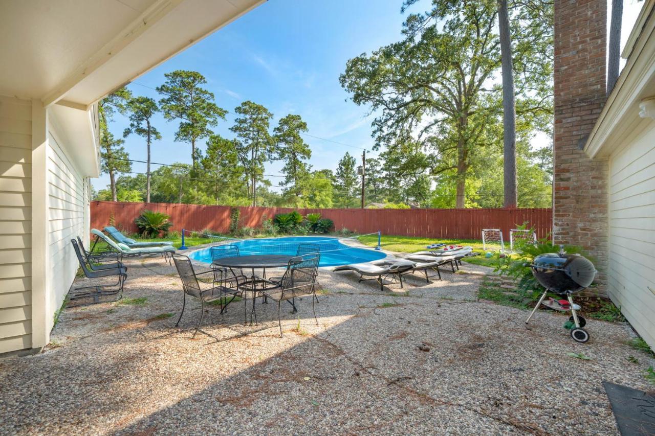 Villa Pool Oasis Games Wifi Bbq Yard Sleep 16 Houston Esterno foto